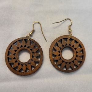 Wood earrings